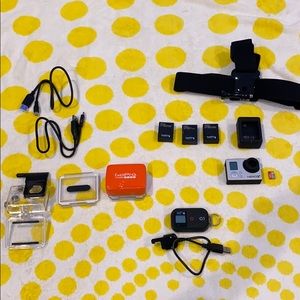 GoPro hero 3+ with accessories